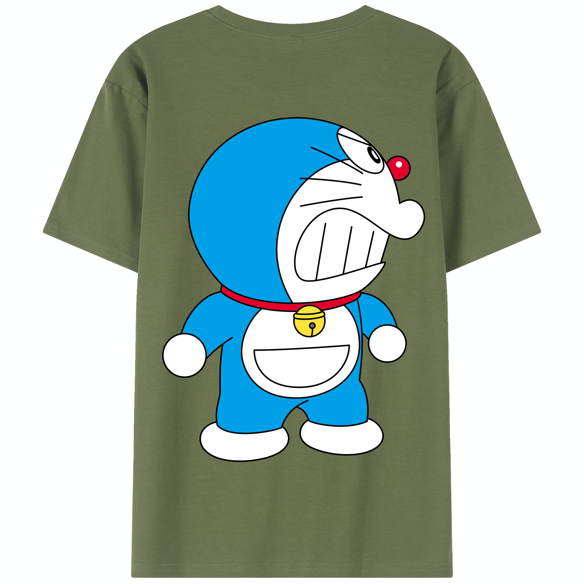 （画像用） ドラえもん Doraemon 綿100％半袖Tシャツ（背面プリント）